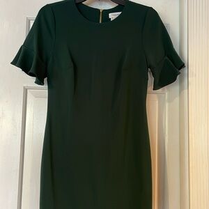Calvin Klein Dress, New, Short Sleeve Knee Length